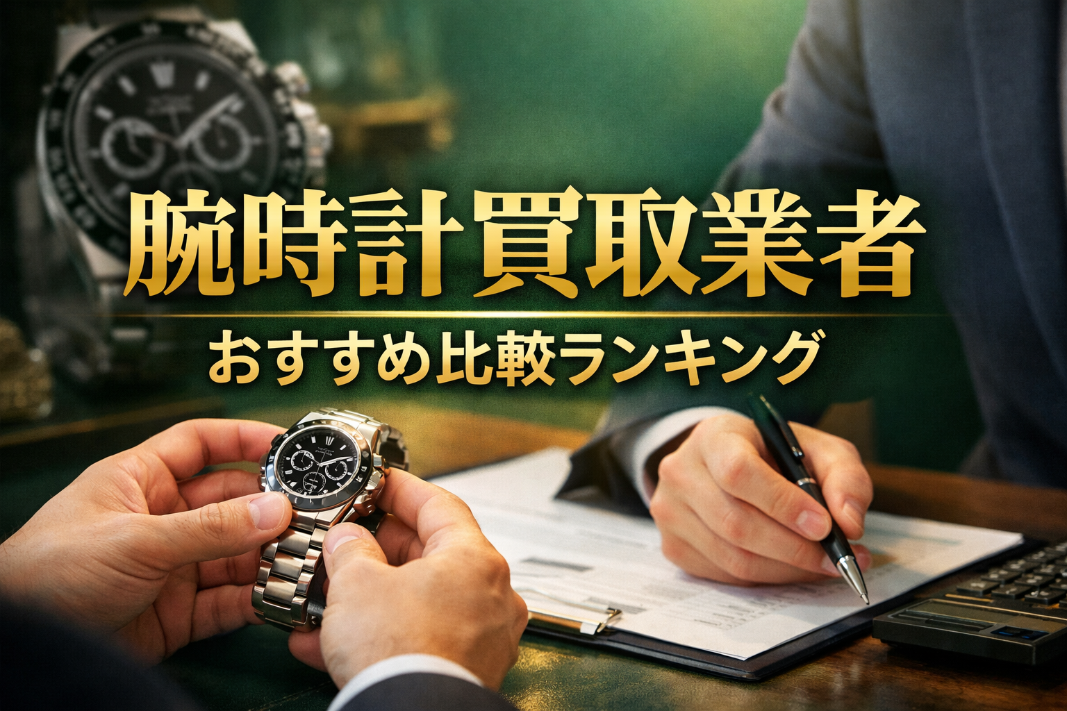 腕時計買取業者おすすめ比較ランキング|高価買取が狙える優良店を徹底検証